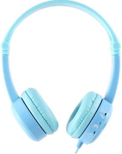 BuddyPhones Travel BLUE káblové slúchadlá