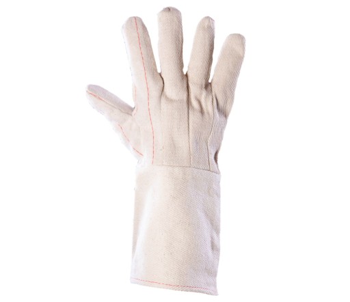 Ochranné, tepelne izolované bavlnené pracovné rukavice, 13 cm, TERMO