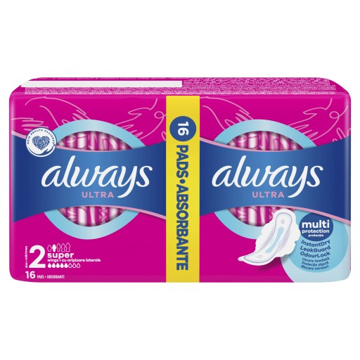 ALWAYS Ultra hygienické vložky - 16 kusov