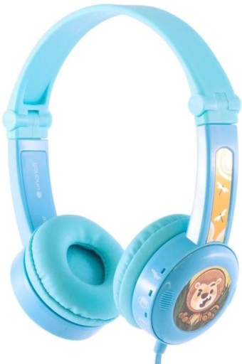 BuddyPhones Travel BLUE káblové slúchadlá