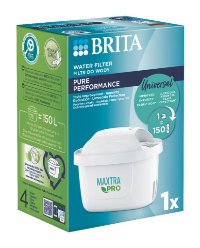 1 x x Brita Maxtra PRO Pure filtračná vložka do kanvice Brita Glass