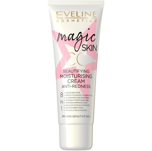 Eveline Magic Skin CC skrášľujúci hydratačný krém na začervenanie 50ml