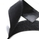 VELCRO s LEPOM 3cm SAMOLEPIACI LEPENIE 1m+1m 30mm ČIERNA