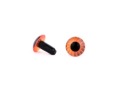 1 pár bezpečnostných očiek SOWA 12mm oranžová