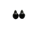 2 páry mini očiek 3,5 mm, kovový uzáver