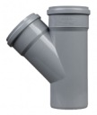 T-kus z PVC PP 110/110, uhol 45 stupňov.