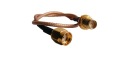 RP-SMA konektorová zástrčka - RP-SMA zásuvka 20cm pigtail