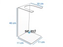 TOPÁNKY STOJAN TOPÁNKY ČIŽMY PLEXI ČLENKOVÉ ČIŽMY v-40cm