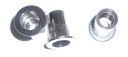 M8 POZINKOVANÉ nitovacie matice, PLOCHÁ príruba (100 ks