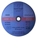 DISKY KOVOVÉ REZNÉ KOTOUČE 230/2,0 mm INOX FV