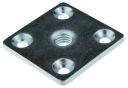 1x montážna doska 37x37x3 mm pre závit M8
