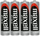 4x MAXELL AAA BATÉRIA R03 R3 ZINK