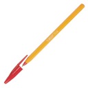 Tradičné oranžové rýchloschnúce pero BIC Orange fine red 1x