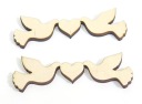SCRAPKI 2x DOVES VTÁKY DEKORÁCIE SVADOBNÉ SVADOBNÉ XR14