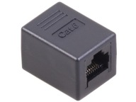 ZLATÝ KONEKTOR RJ45 BAREL 8p8c ZÁSUVKA-LAN