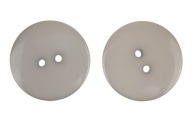 2ks plastové gombíky 30mm - šedý / šedý gombík