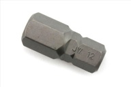 12-STRANNÝ HLINÍKOVÝ BIT 10 x 30 mm HLINÍKOVÝ ŠESTIHLINÍK