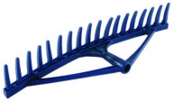 Hrable na seno, 18 zubov, plastové, bez rukoväte