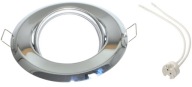 HALOGÉNOVÁ LAMPA, POHYBLIVÉ OČKO CHROM + MR16 ZÁSUVKA