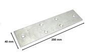 KONEKTOR PERFOROVANÝ PLACH 40x200 1 ks