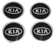 KIA 60mm, emblémy, nálepky, logá - krytky nábojov, ráfiky