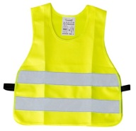 OCHRANNÁ REFLEXNÁ VESTA PRE DETI, ŽLTÁ