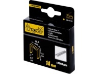 ZOŠÍVAČKY TYP F 14 x 11,3 x 0,7 mm PRE ODBERATEĽA 1000 ks