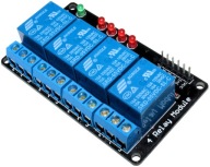 4-KANÁLOVÝ RELÉOVÝ MODUL 5V AVR ARDUINO ARM 10A