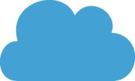 Nálepka na stenu Cloud 9 cm