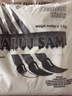 Biely dánsky snehovo biely cement 1 kg.