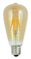 LED FILAMENT RETRO E27 4W ST64 EDISON ŽIAR