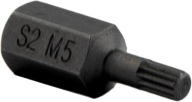 DRÁŽKOVÝ KONCOVÝ BIT M5 x 30MM S2 10MM 5X30 ŠEST