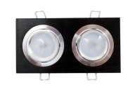 DVOJITÁ POHYBLIVÁ LED LAMPA 9,6W GU10 LAMPA