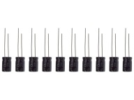 Elektrický kondenzátor 220uF 25V – [10ks]