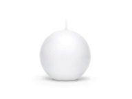 Globe Candle WHITE Candle -- Priemer 6cm