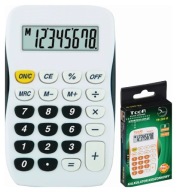 TOOR TR-295-K vrecková kalkulačka, ČIERNA