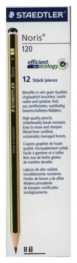 CERUHA BEZ GUMY NORIS B Č.1 S120 STAEDTLER