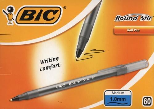 BIC okrúhle guľôčkové pero, ČIERNE