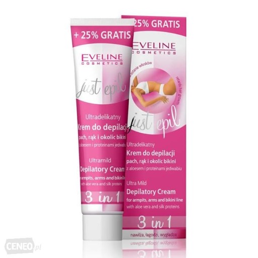 Ultra jemný krém Eveline Cosmetics Just Epil