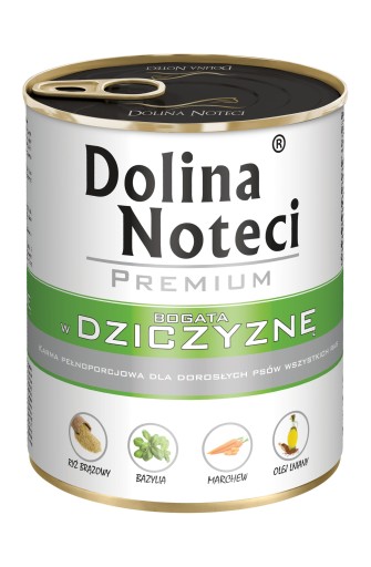 DOLINA NOTECI PREMIUM RICH IN GAME 800g mokré krmivo pre psov