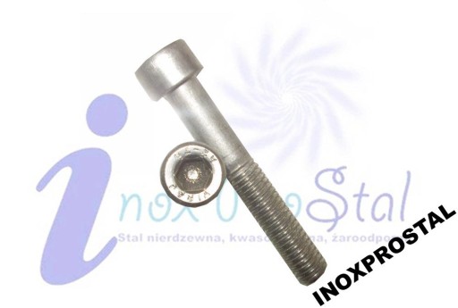 M4X16 Skrutky Nehrdzavejúca oceľ Low Roller din 6912 (10ks)