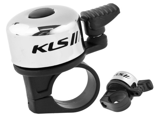 KELLYS BANG BICYCLE BELL 10 strieborná SILVER ALU