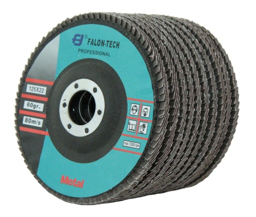 5x KOTÚČOVÝ KLAPOVÝ BRÚSNY KOTÚČ 125mm P60