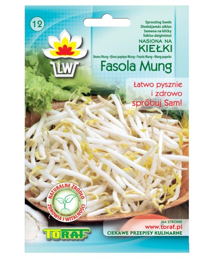 Semená na klíčky FAZUĽA MUNG Toraf 50g