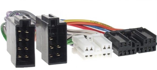 ISO konektorový adaptér pre montáž továrenského rádia VOLVO 760 850 940 960 FL C