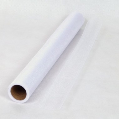 Tyl 50cm- 9m svadobné hostie biele