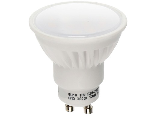 Set GU10 10W + LED svietidlo + objímka