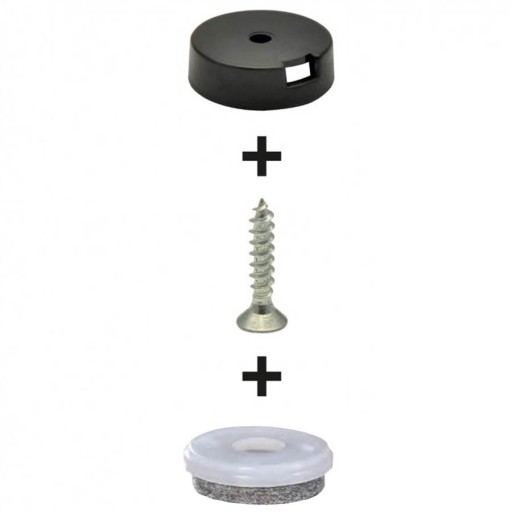 30mm kĺzanie nábytku + vymeniteľná jemná vložka