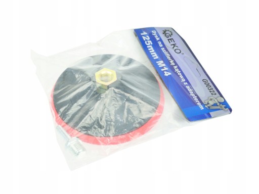 125 mm uhlový brúsny kotúč s adaptérom GEKO G00322 Eurodisc