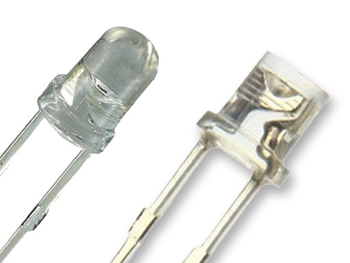 BIELE A FAREBNÉ LED 3mm 25 KS dióda